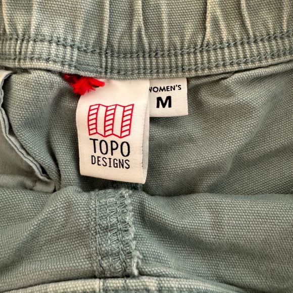 Topo Designs, Women's Dirt Short, Teal/Blue, Medium - Picture 2 of 10